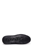 Erkek Siyah Deri Casual Sneaker | Derimod Erkek Siyah Deri Casual Sneaker | Derimod