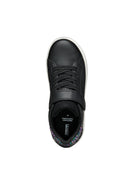 Geox Girls Black Eclyper Lace-Up Sneakers | Derimod Geox Girls Black Eclyper Lace-Up Sneakers | Derimod