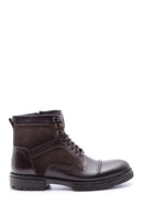 Men's Lace-up Leather Boots | Derimod Men's Lace-up Leather Boots | Derimod