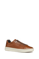 Geox Men's Tan Zackerty Lace-Up Leather Casual Shoes | Derimod Geox Men's Tan Zackerty Lace-Up Leather Casual Shoes | Derimod