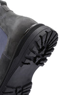 Men's Anthracite Suede Leather Chelsea Boots | Derimod Men's Anthracite Suede Leather Chelsea Boots | Derimod