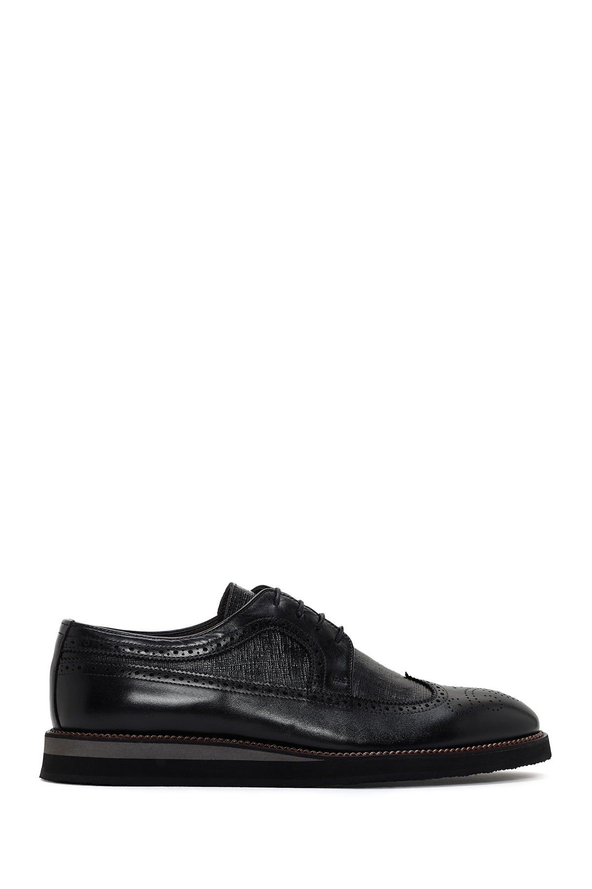 Erkek Siyah Deri Klasik Ayakkabı 24SFD627814 | Derimod