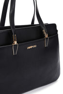 Women's Black Long Strap Classic Handbag | Derimod Women's Black Long Strap Classic Handbag | Derimod