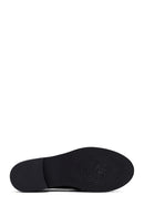Kadın Siyah Tokalı Deri Maskülen Loafer | Derimod Kadın Siyah Tokalı Deri Maskülen Loafer | Derimod