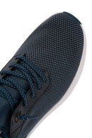 Derimod Zero Men's Navy Blue Lace-Up Thick Sole Fabric Sneaker | Derimod Derimod Zero Men's Navy Blue Lace-Up Thick Sole Fabric Sneaker | Derimod