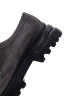 Men's Gray Suede Leather Casual Shoes | Derimod Men's Gray Suede Leather Casual Shoes | Derimod