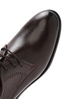 Men's Brown Laced Leather Classic Shoes | Derimod Men's Brown Laced Leather Classic Shoes | Derimod