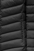 Geox Kadın Siyah Bettanie Kürk Detaylı Mont | Derimod Geox Kadın Siyah Bettanie Kürk Detaylı Mont | Derimod