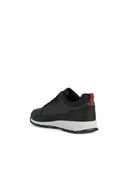 Geox Men's Black Delray Lace-up Casual Sneaker | Derimod Geox Men's Black Delray Lace-up Casual Sneaker | Derimod