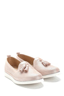 Kadın Deri Sim Detaylı Loafer | Derimod Kadın Deri Sim Detaylı Loafer | Derimod