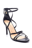 Women's Leather Heeled Sandals | Derimod Women's Leather Heeled Sandals | Derimod