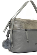 Kadın Gri Uzun Askılı Omuz Çantası | Derimod Kadın Gri Uzun Askılı Omuz Çantası | Derimod