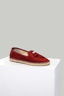 Püskül Detaylı Kadın Deri Espadril | Derimod Püskül Detaylı Kadın Deri Espadril | Derimod