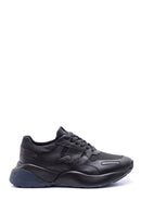 Erkek Yüksek Tabanlı Deri Sneaker | Derimod Erkek Yüksek Tabanlı Deri Sneaker | Derimod