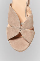 Women's Camel Leather Sandals | Derimod Women's Camel Leather Sandals | Derimod