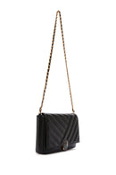 Women's Black Long Strap Shoulder Bag | Derimod Women's Black Long Strap Shoulder Bag | Derimod