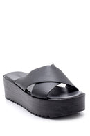 Women's Thick Soled Slippers | Derimod Women's Thick Soled Slippers | Derimod