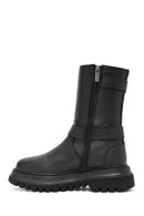 Harley Davidson Kadın Siyah Sahara Fermuarlı Deri Bot | Derimod Harley Davidson Kadın Siyah Sahara Fermuarlı Deri Bot | Derimod