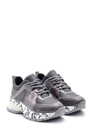 Kadın Yüksek Tabanlı Desenli Sneaker | Derimod Kadın Yüksek Tabanlı Desenli Sneaker | Derimod