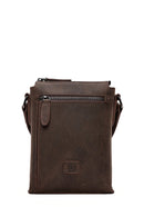 Men's Brown Leather Messenger Bag | Derimod Men's Brown Leather Messenger Bag | Derimod