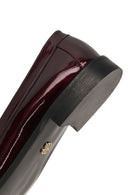 Kadın Bordo Rugan Deri Loafer | Derimod Kadın Bordo Rugan Deri Loafer | Derimod