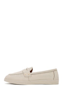 Kadın Bej Deri Loafer | Derimod Kadın Bej Deri Loafer | Derimod