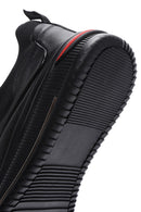 Men's Black Leather Sneaker | Derimod Men's Black Leather Sneaker | Derimod