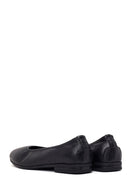 Woman Black Leather Ballet Flat | Derimod Woman Black Leather Ballet Flat | Derimod