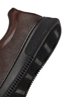 Male Brown Lace-Up Leather Sneaker | Derimod Male Brown Lace-Up Leather Sneaker | Derimod