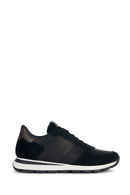 Geox Erkek Siyah Spherica VSeries Süet Deri Sneaker | Derimod Geox Erkek Siyah Spherica VSeries Süet Deri Sneaker | Derimod