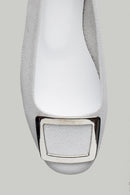 Gümüş Kadın Deri Babet | Derimod Gümüş Kadın Deri Babet | Derimod