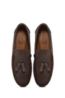 Men's Mink Suede Leather Tasseled Sports Loafer | Derimod Men's Mink Suede Leather Tasseled Sports Loafer | Derimod