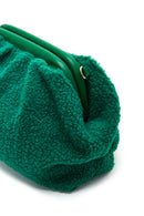 Women's Green Plush Crossbody Bag | Derimod Women's Green Plush Crossbody Bag | Derimod