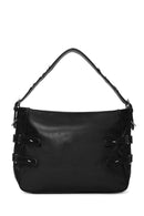 Women's Black Long Strap Shoulder Bag | Derimod Women's Black Long Strap Shoulder Bag | Derimod