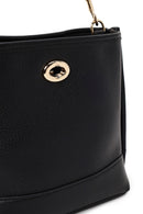 Woman Black Long-Strap Shoulder Bag | Derimod Woman Black Long-Strap Shoulder Bag | Derimod