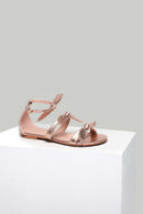 Kadın Bej Suni Deri Sandalet | Derimod Kadın Bej Suni Deri Sandalet | Derimod