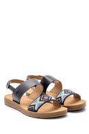 Women's Embroidered Sandals | Derimod Women's Embroidered Sandals | Derimod