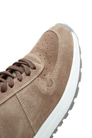 Erkek Vizon Süet Deri Sneaker | Derimod Erkek Vizon Süet Deri Sneaker | Derimod