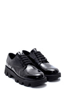 Women's Leather Patent Leather Thick Soled Oxford Shoes | Derimod Women's Leather Patent Leather Thick Soled Oxford Shoes | Derimod