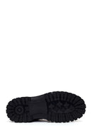 Male Black Zip Closure Thick-Soled Nubuck Leather Boots | Derimod Male Black Zip Closure Thick-Soled Nubuck Leather Boots | Derimod