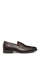 Geox Men's Brown Decio Leather Classic Loafer | Derimod Geox Men's Brown Decio Leather Classic Loafer | Derimod