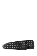 Women's Black Stone Ballet Ballet | Derimod Women's Black Stone Ballet Ballet | Derimod