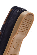 Erkek Lacivert Süet Deri Casual Ayakkabı | Derimod Erkek Lacivert Süet Deri Casual Ayakkabı | Derimod