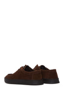 Men's Brown Leather Suede Casual Shoes | Derimod Men's Brown Leather Suede Casual Shoes | Derimod