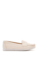 Kadın Bej Loafer | Derimod Kadın Bej Loafer | Derimod