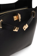 Woman Black Long-Strap Classic Shoulder Bag | Derimod Woman Black Long-Strap Classic Shoulder Bag | Derimod