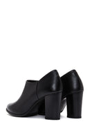 Women's Black Zippered Chunky Heel Boots | Derimod Women's Black Zippered Chunky Heel Boots | Derimod