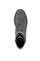 Geox Kadın Gri Felleny Bağcıklı Fermuar Detaylı Deri Postal Bot | Derimod Geox Kadın Gri Felleny Bağcıklı Fermuar Detaylı Deri Postal Bot | Derimod