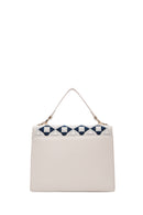 Women's Beige Printed Long Strap Shoulder Bag | Derimod Women's Beige Printed Long Strap Shoulder Bag | Derimod
