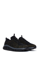 Women's Black Fabric Sneaker | Derimod Women's Black Fabric Sneaker | Derimod